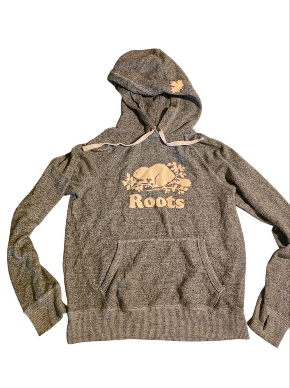 Roots Sweatshirt Hoodie with Drawstring